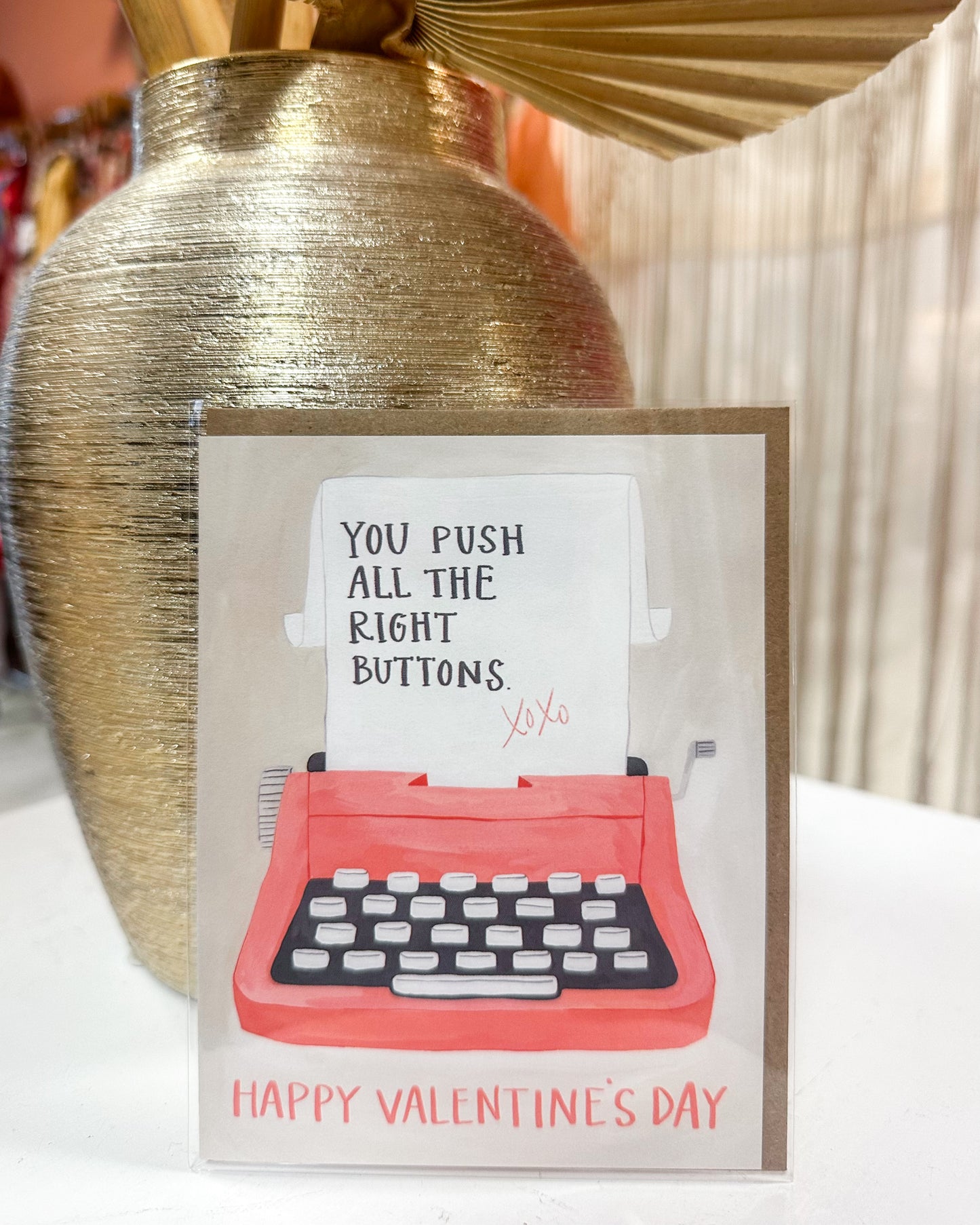 Typewriter V-Day Card