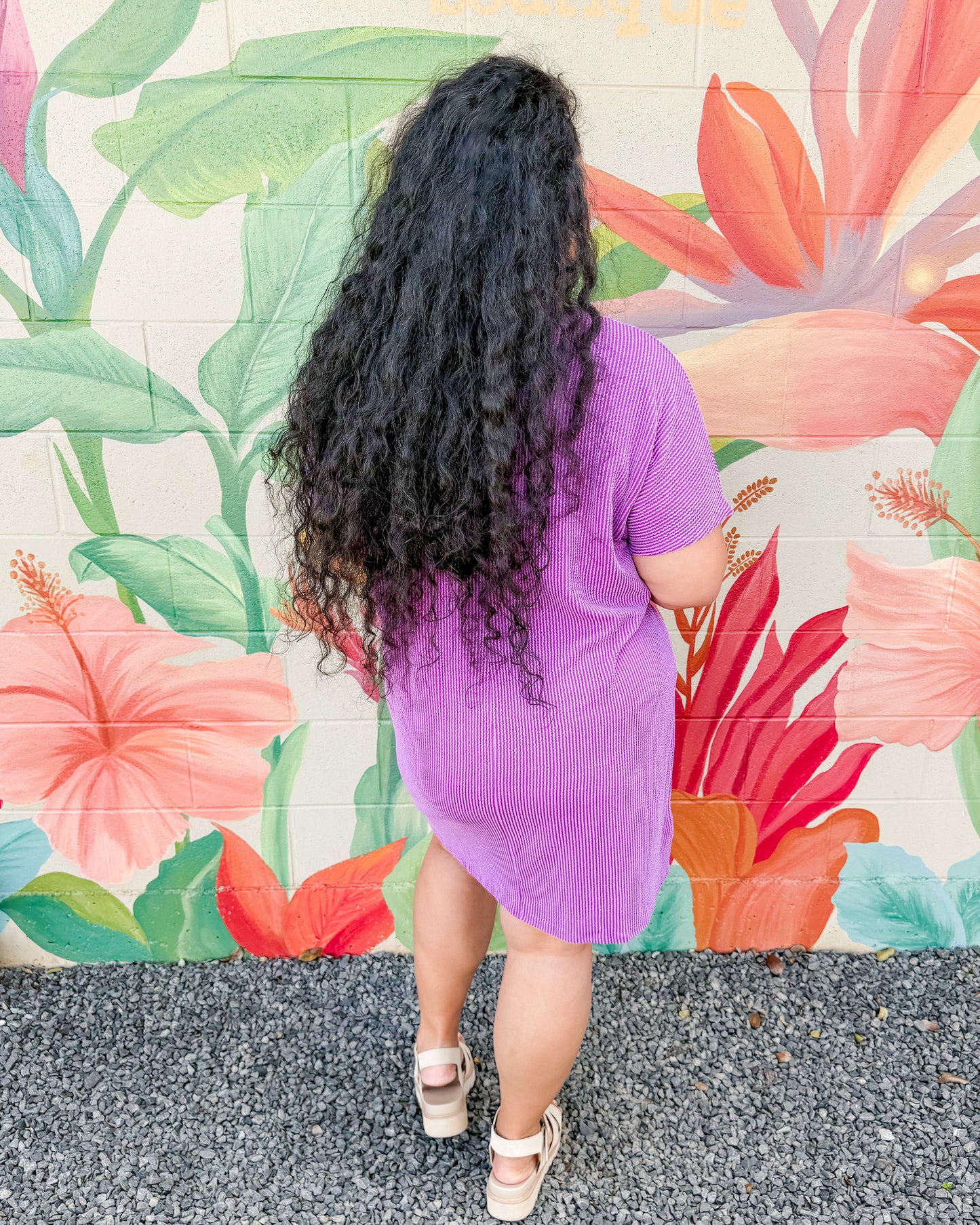 Chandler Dress - Purple