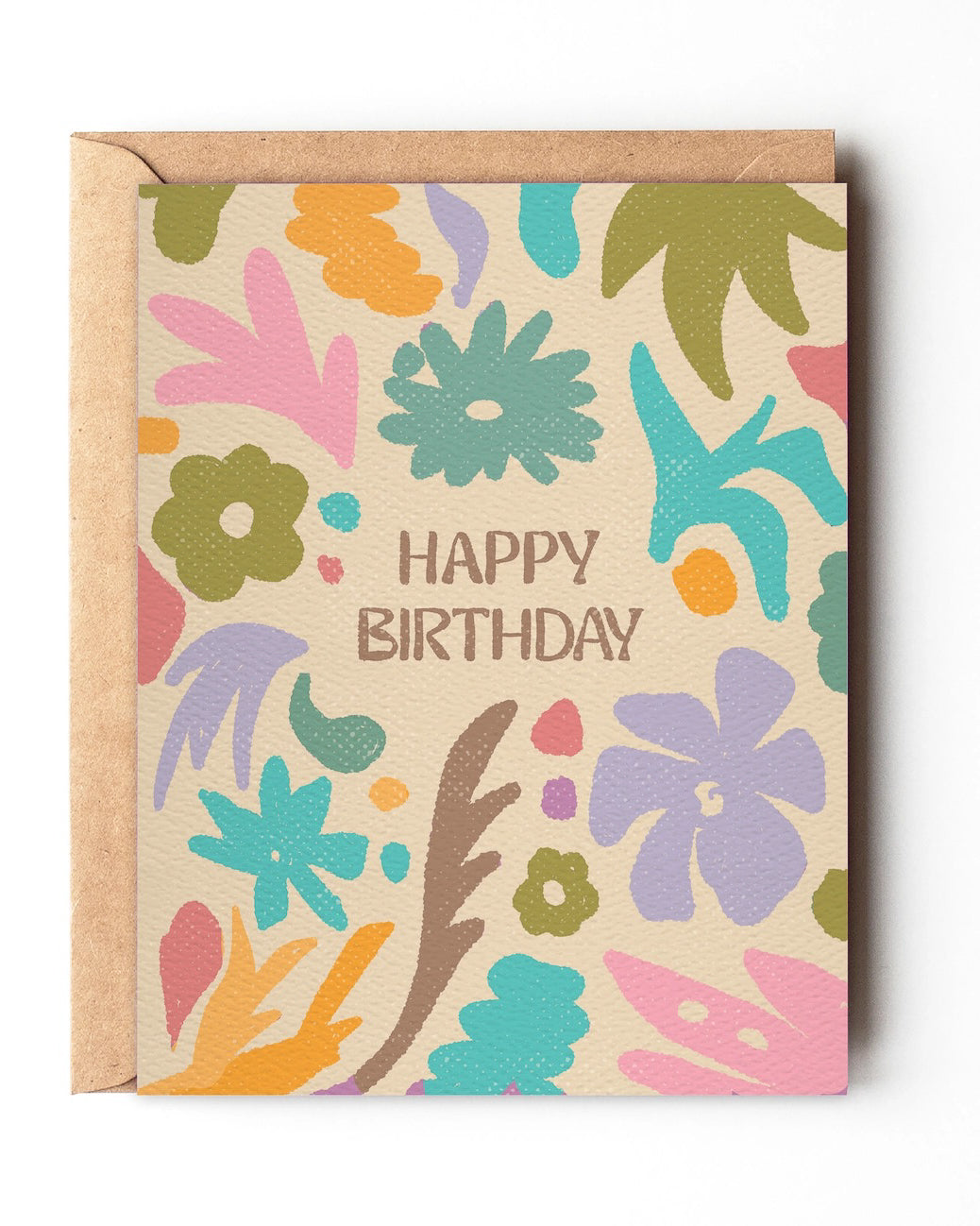 Happy Birthday Floral Card