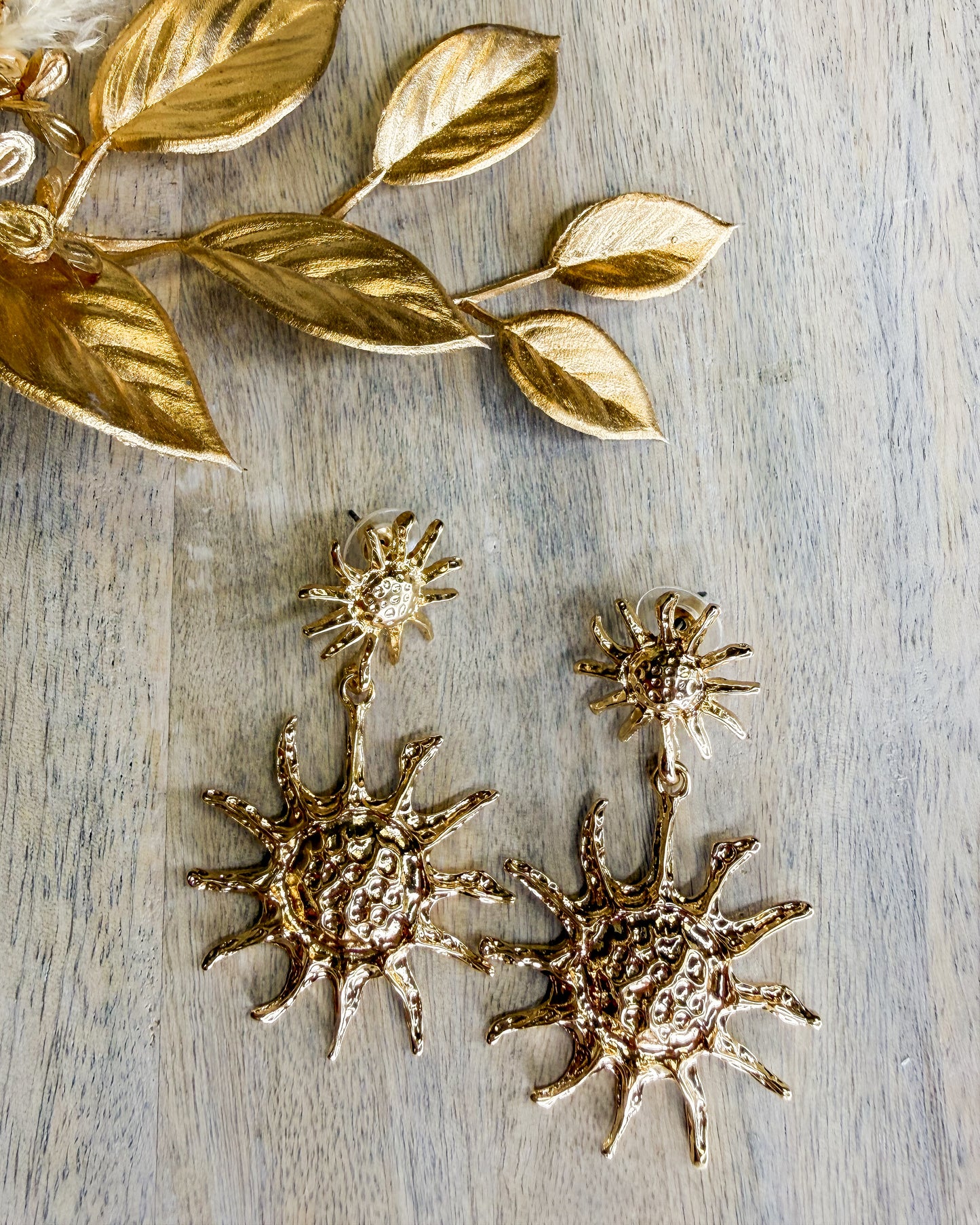 Mr Golden Sun Earrings