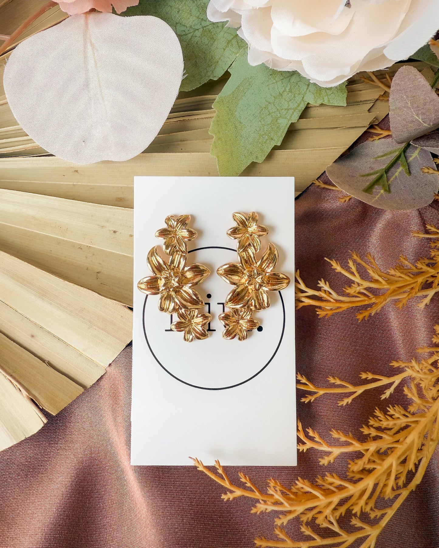 Pualani Gold Earrings