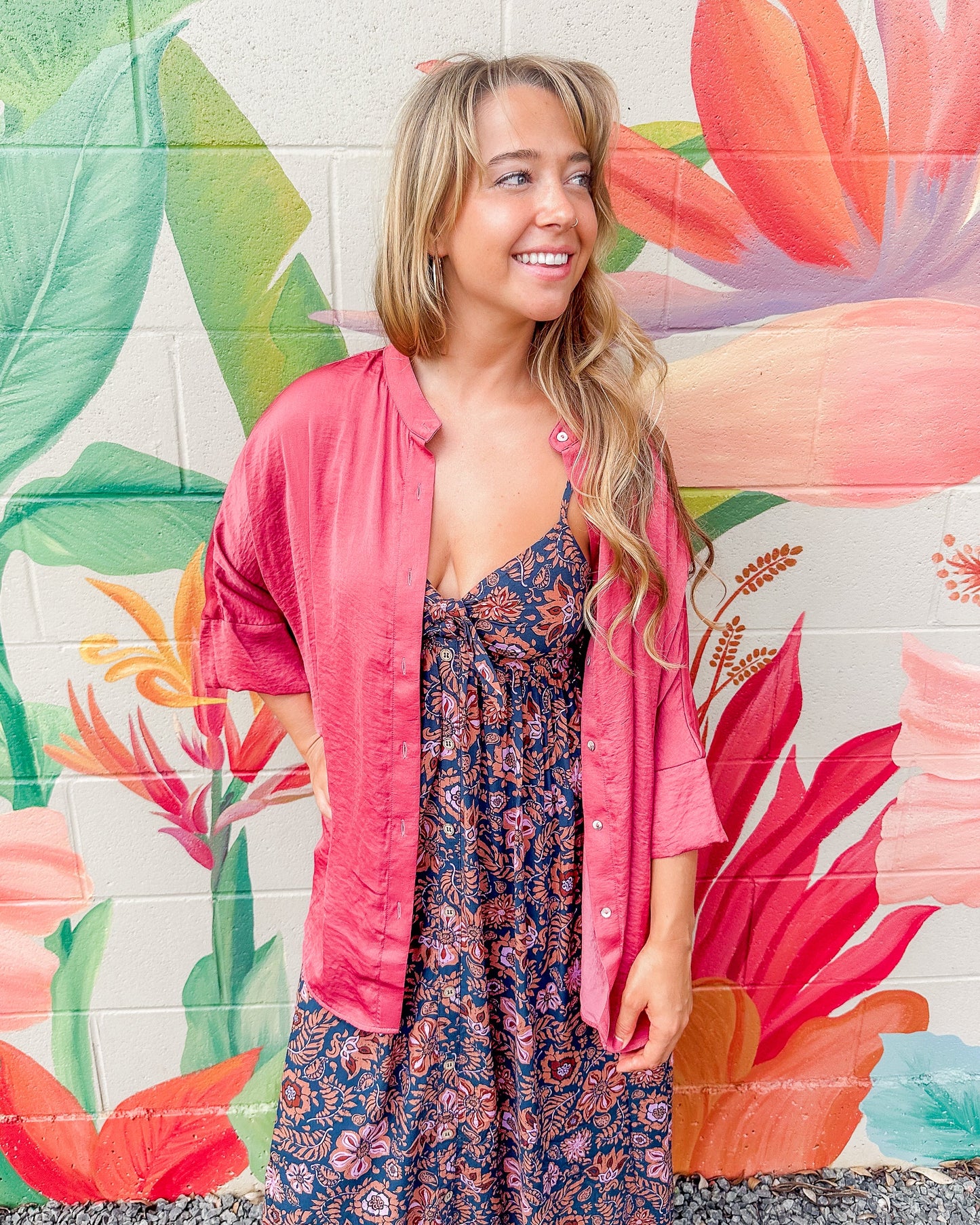 Raelynn Blouse - Marsala