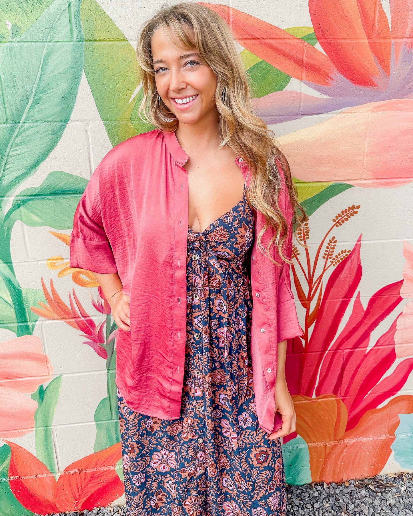 Raelynn Blouse - Marsala