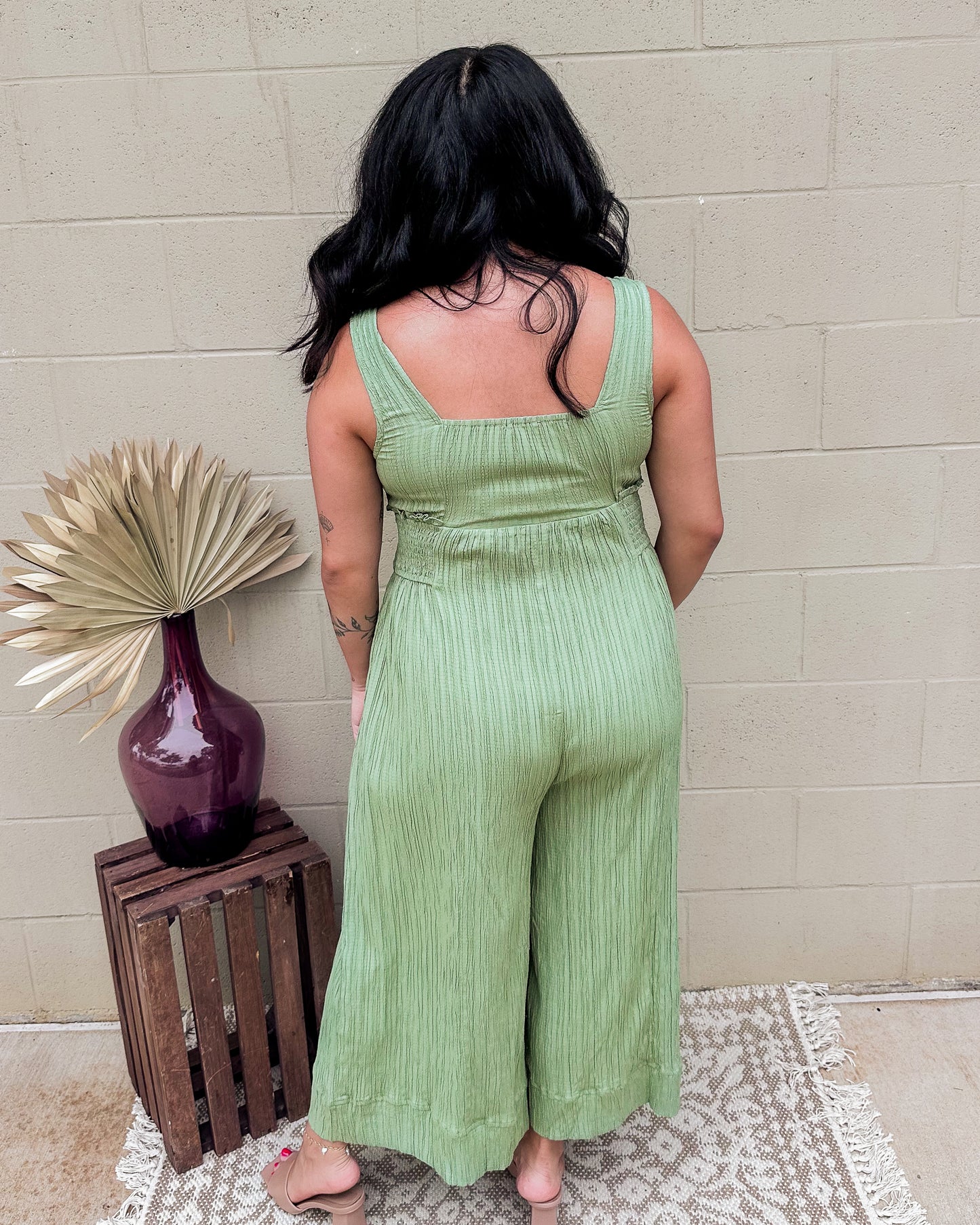Jessenia Jumpsuit - Sage