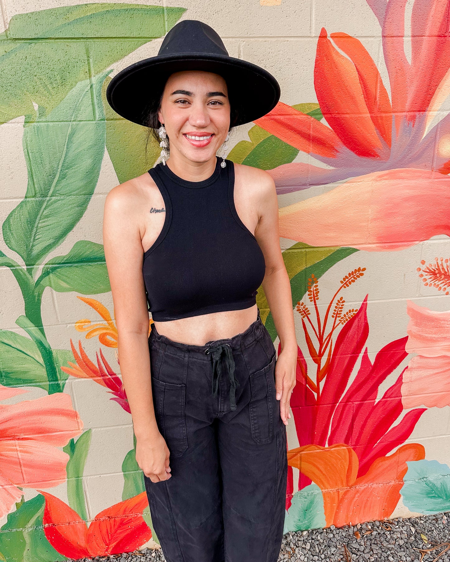 Hortense Tank - Black