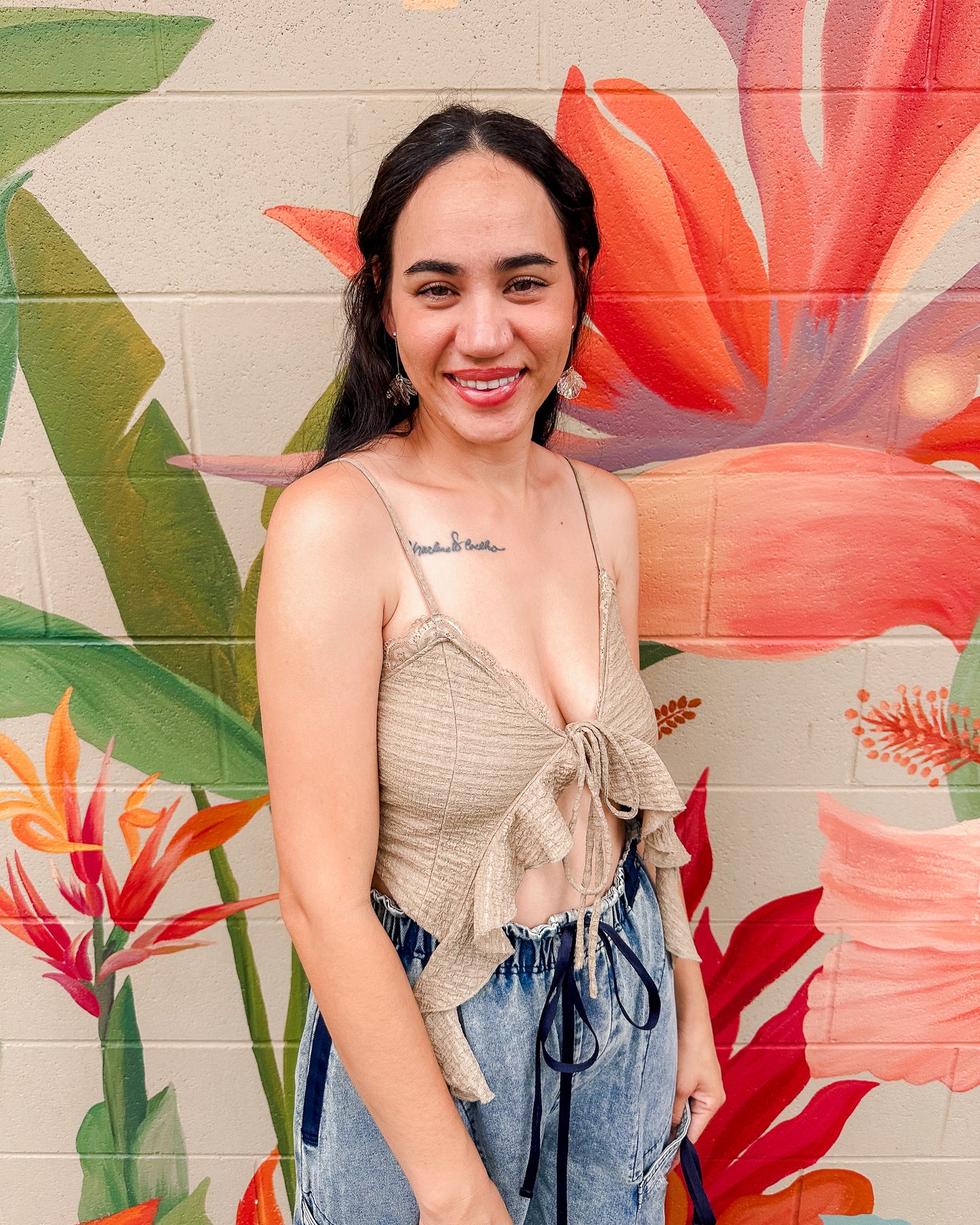 Farley Top - Khaki