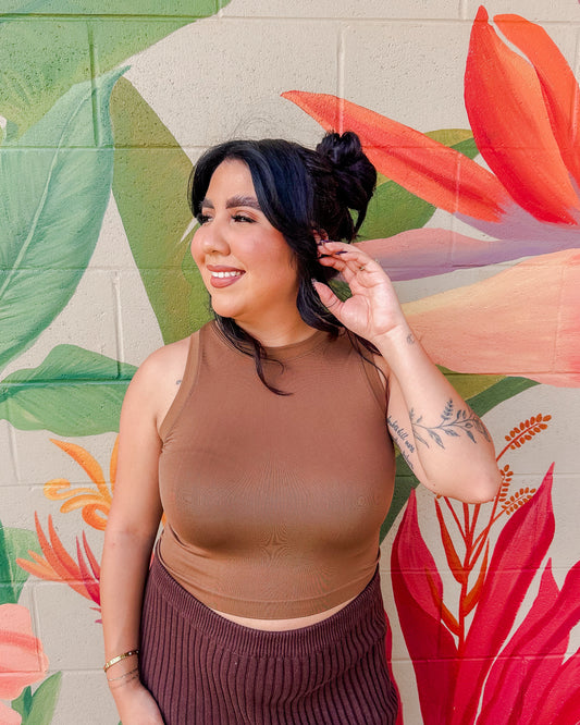 Imelda Tank - Camel