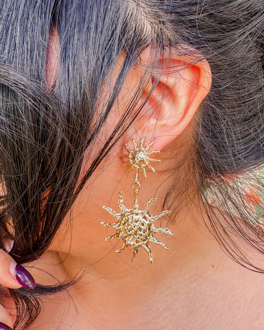 Mr Golden Sun Earrings