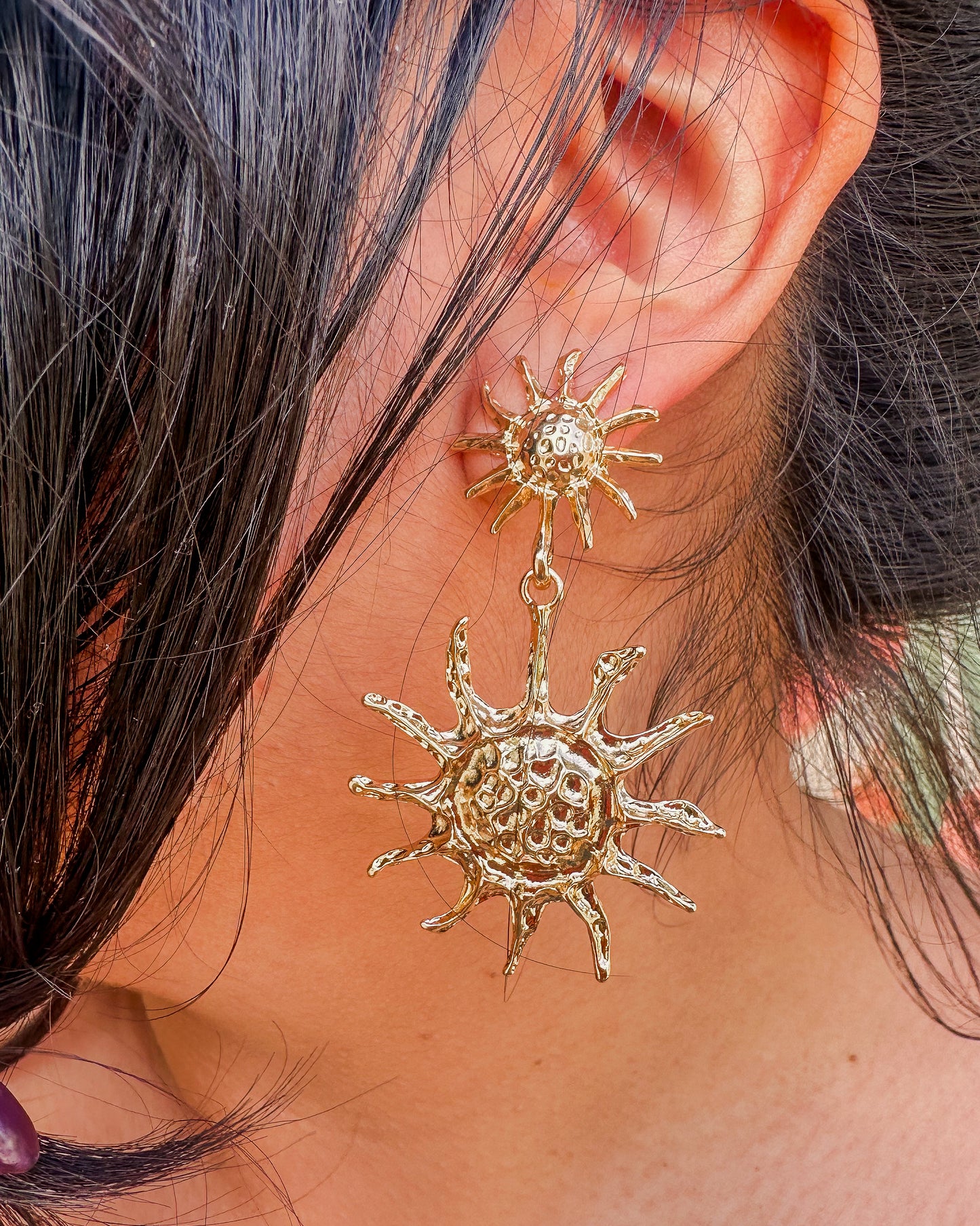 Mr Golden Sun Earrings