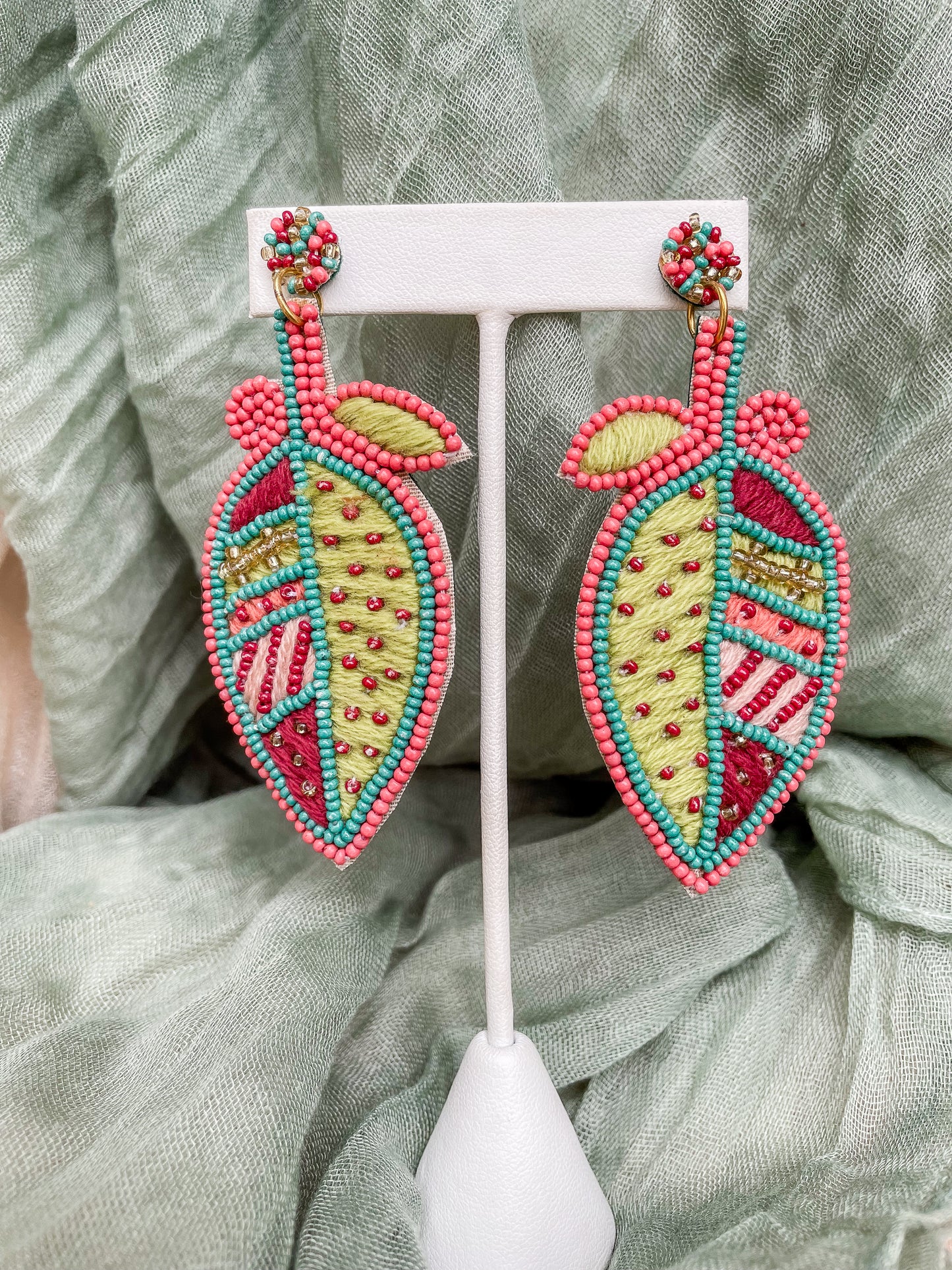 Heart Upon My Leaf Earrings