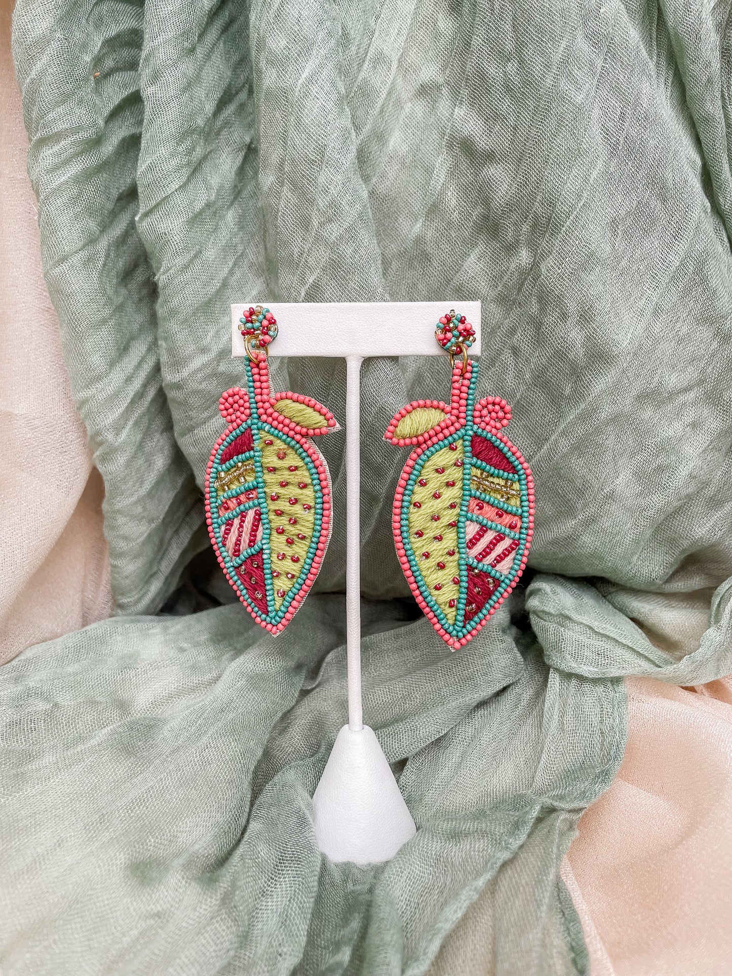 Heart Upon My Leaf Earrings