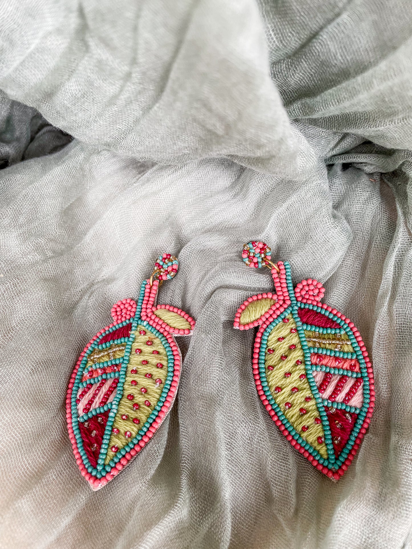 Heart Upon My Leaf Earrings