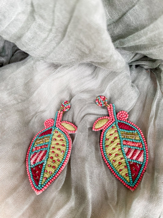 Heart Upon My Leaf Earrings
