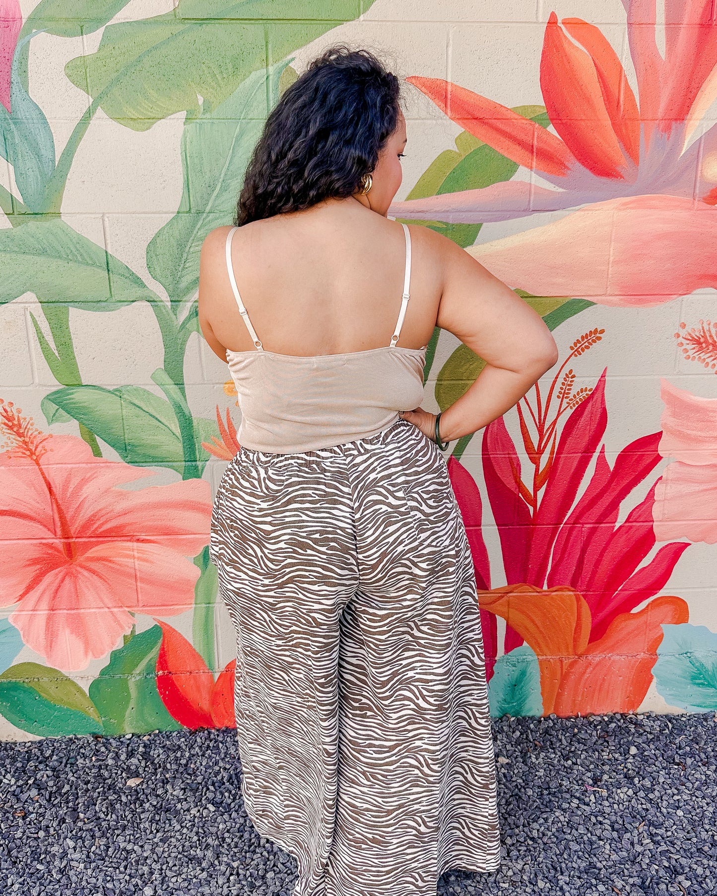 Ollie Rae Pants - Brown Zebra