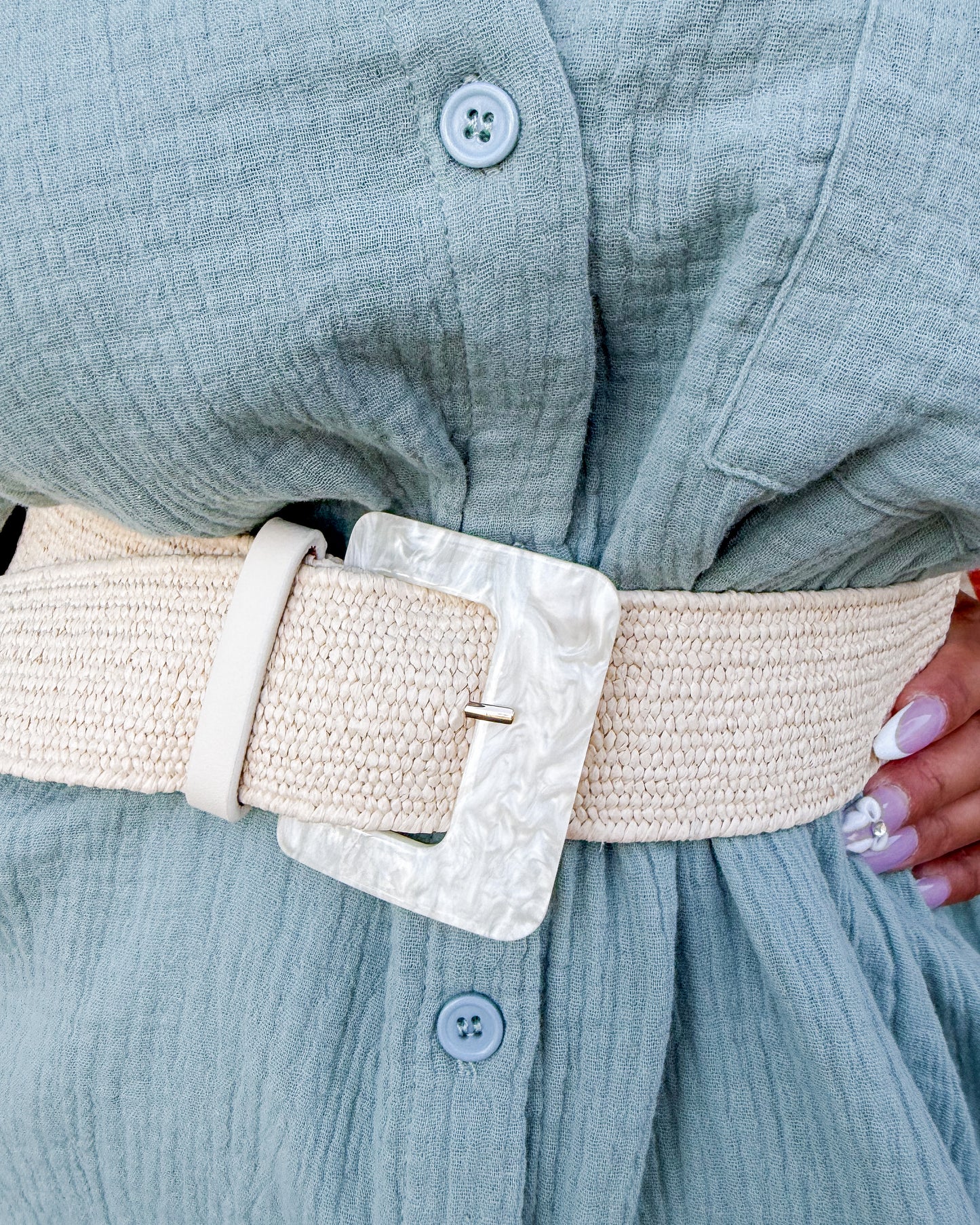 Sharelle Belt - Ivory