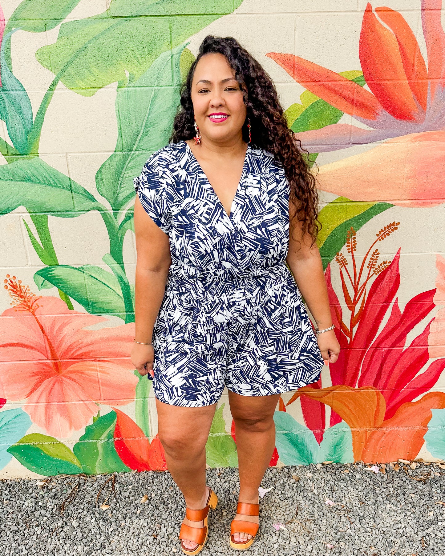 Liza Romper - Navy