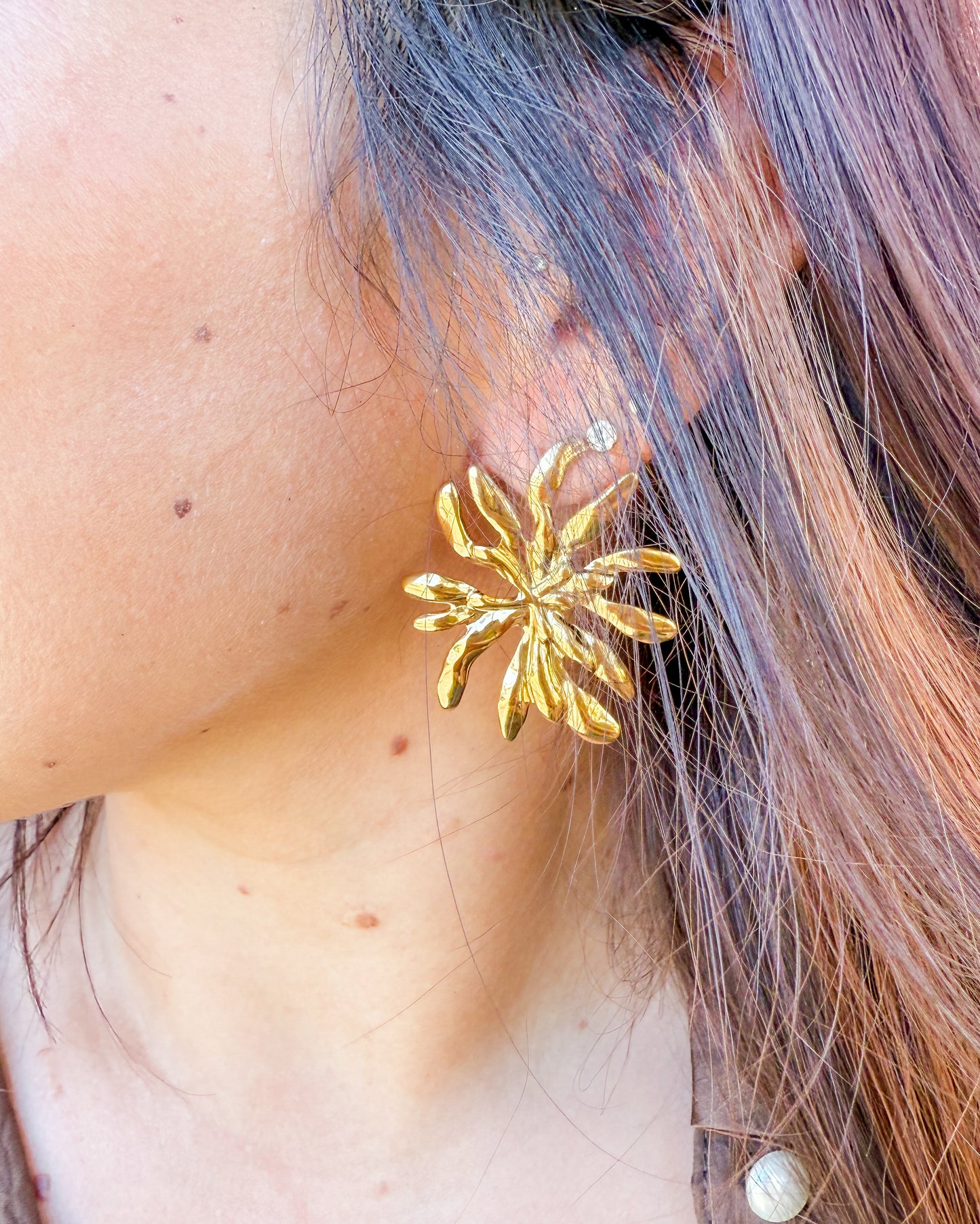 Dripping In Gold Studs