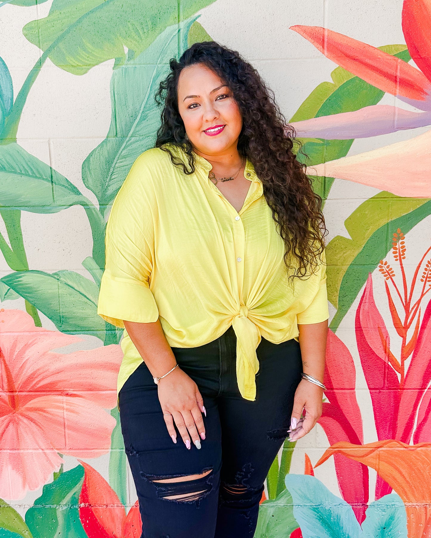 Raelynn Blouse - Lemon