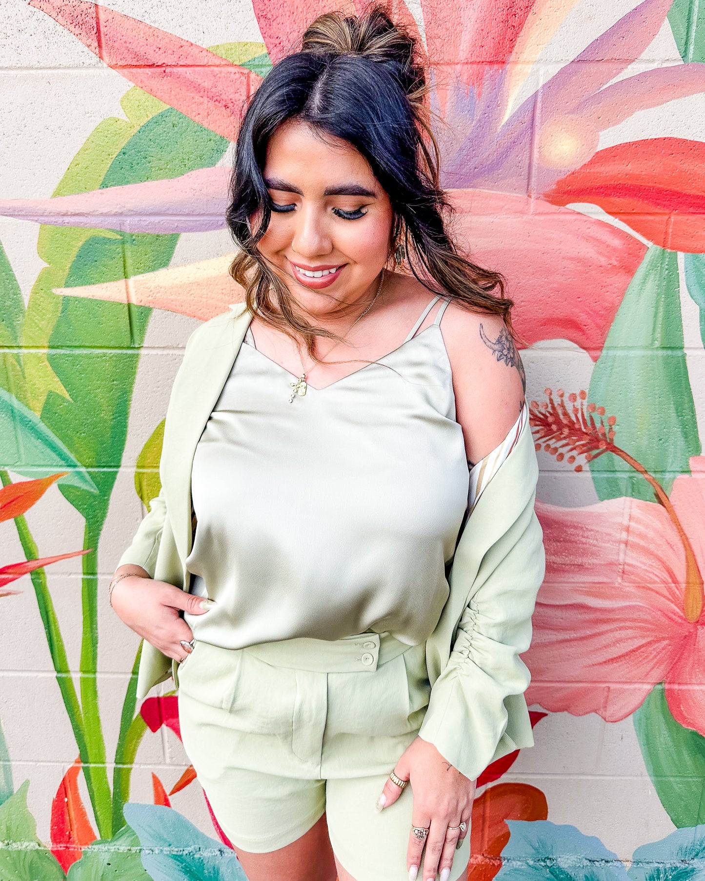 Far Niente Tank - Matcha