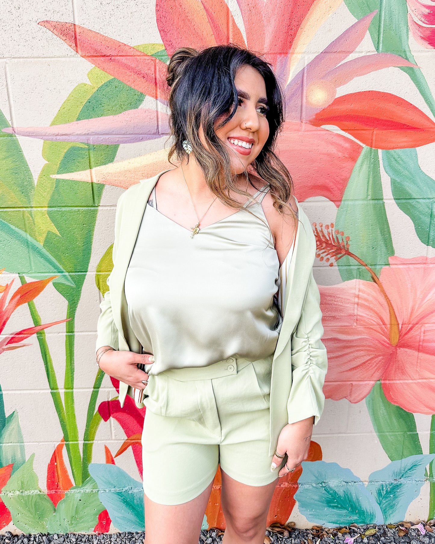 Far Niente Tank - Matcha
