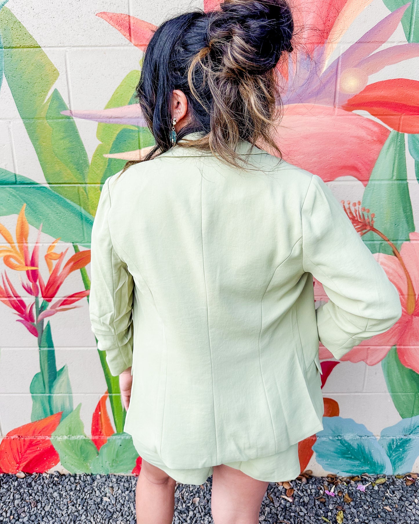 Chloe Blazer - Matcha