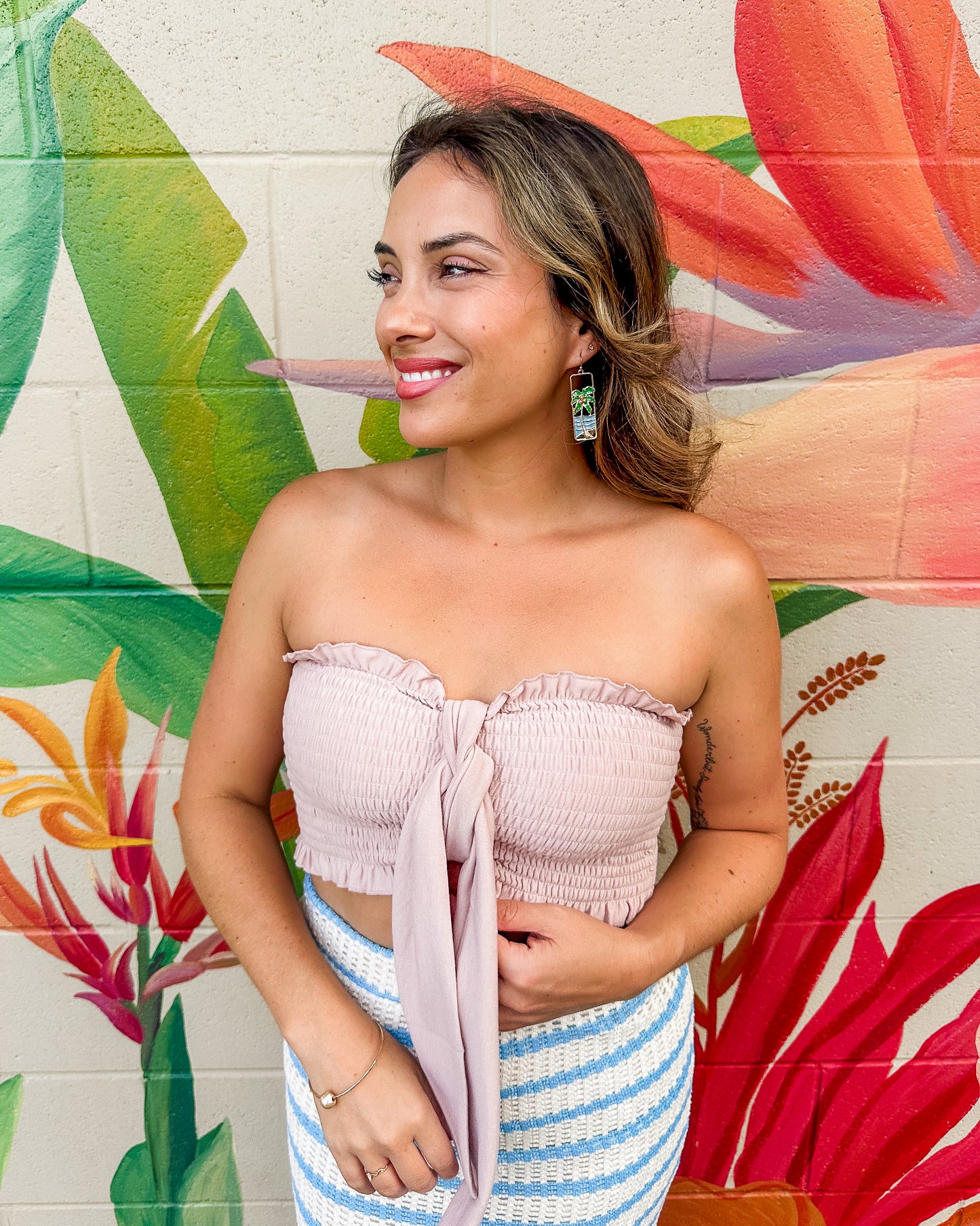 Lily Bra Top - Blush