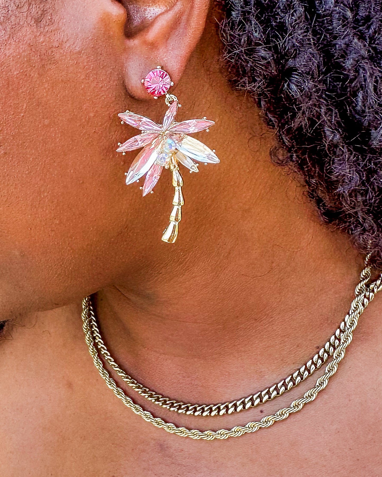 Pretty In Pink Paradise Dangles