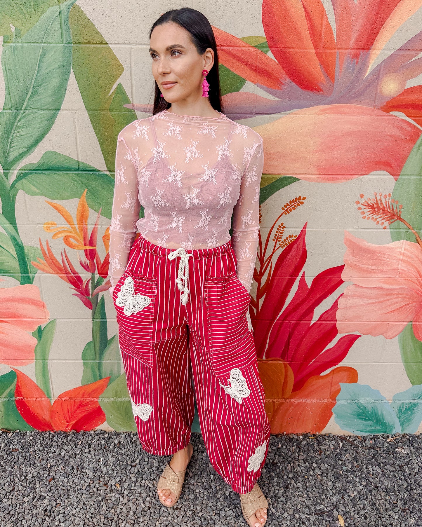 Tiramisu Pants - Red