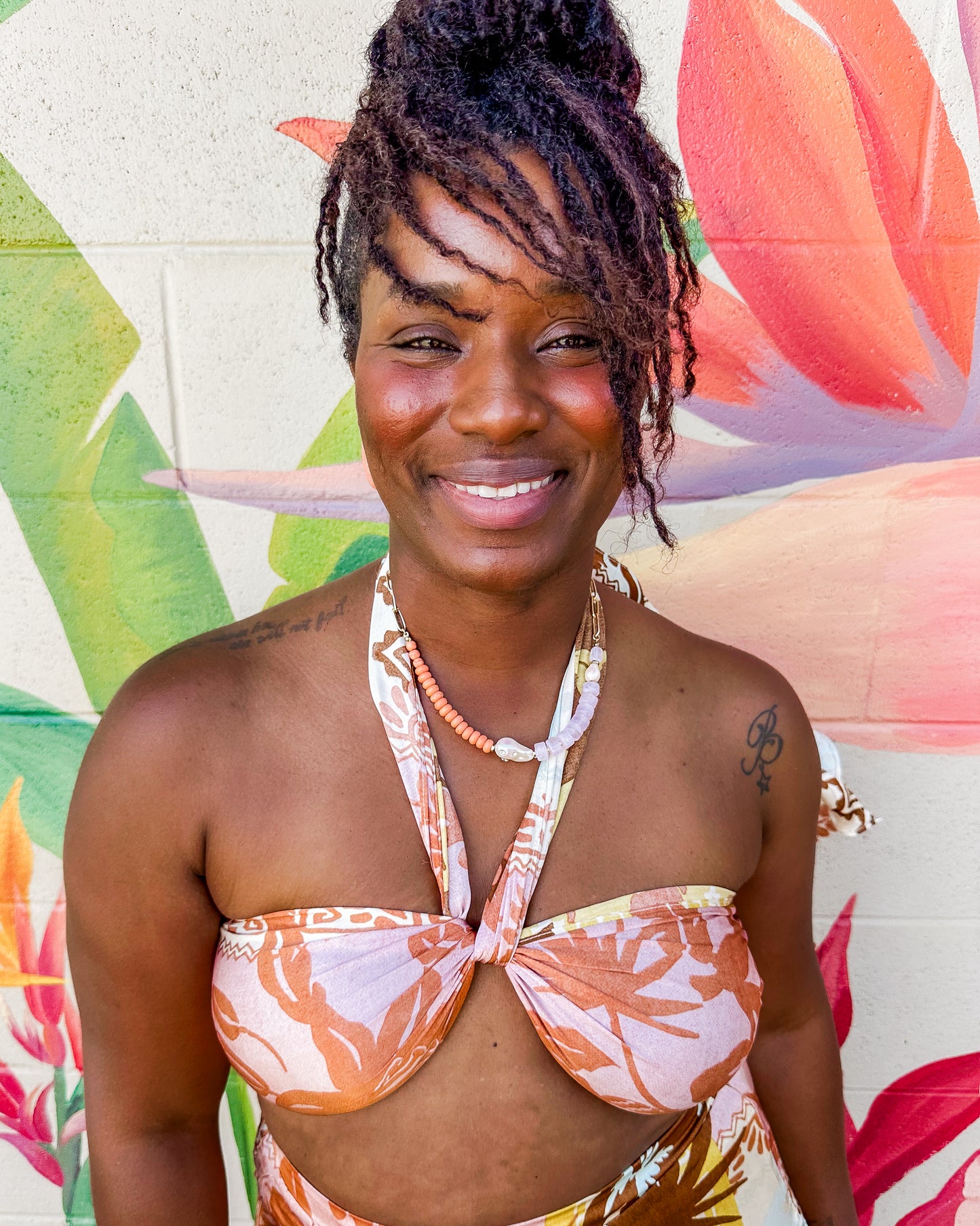 Peach Prosecco Necklace