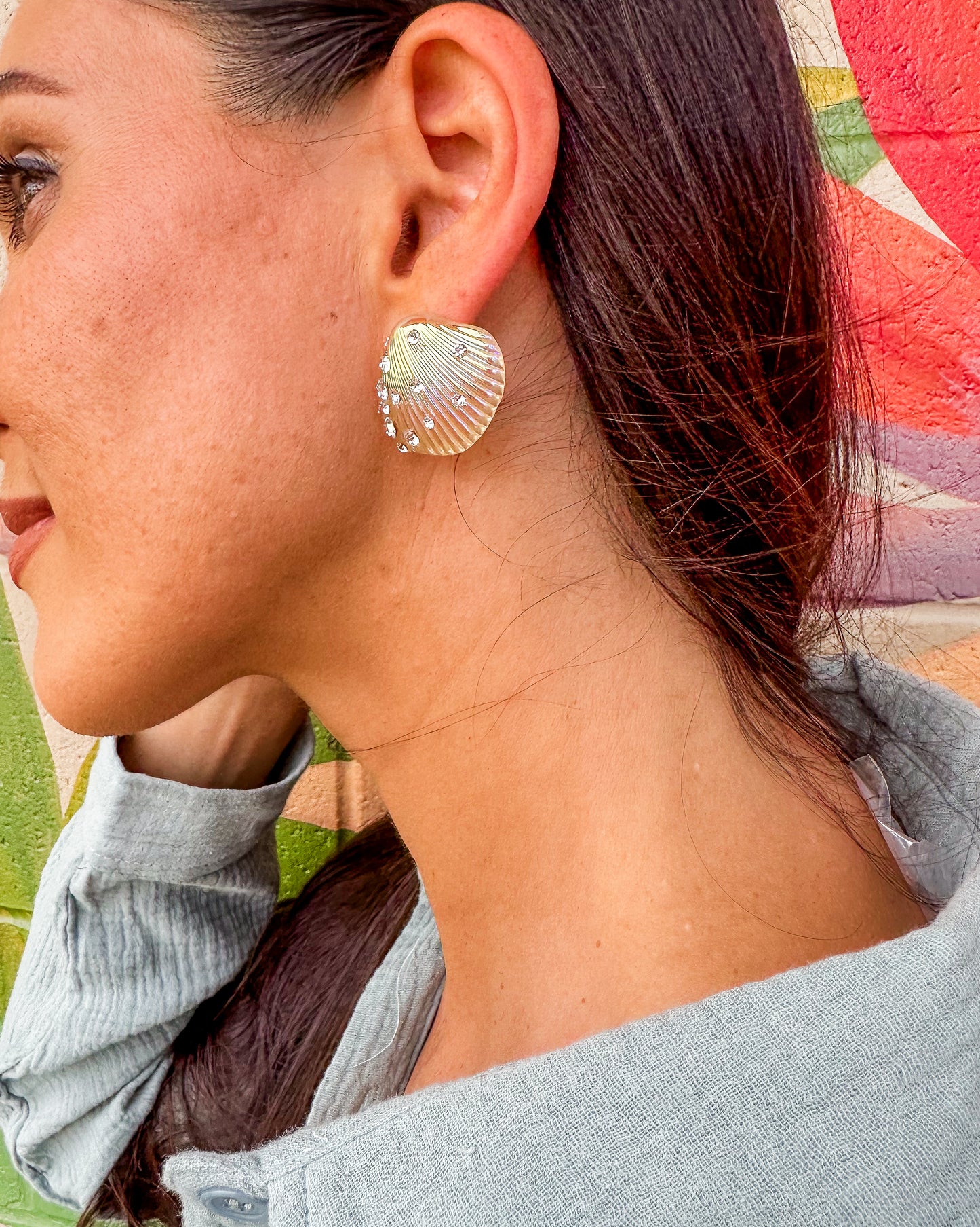 Mermaid Off Duty Studs