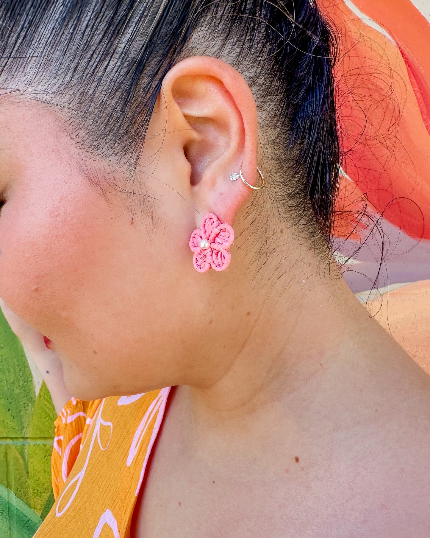 Spring Forward Studs - Pink