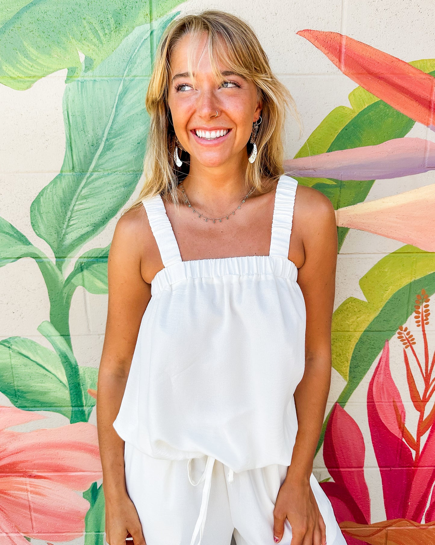 Addison Tank - Ivory