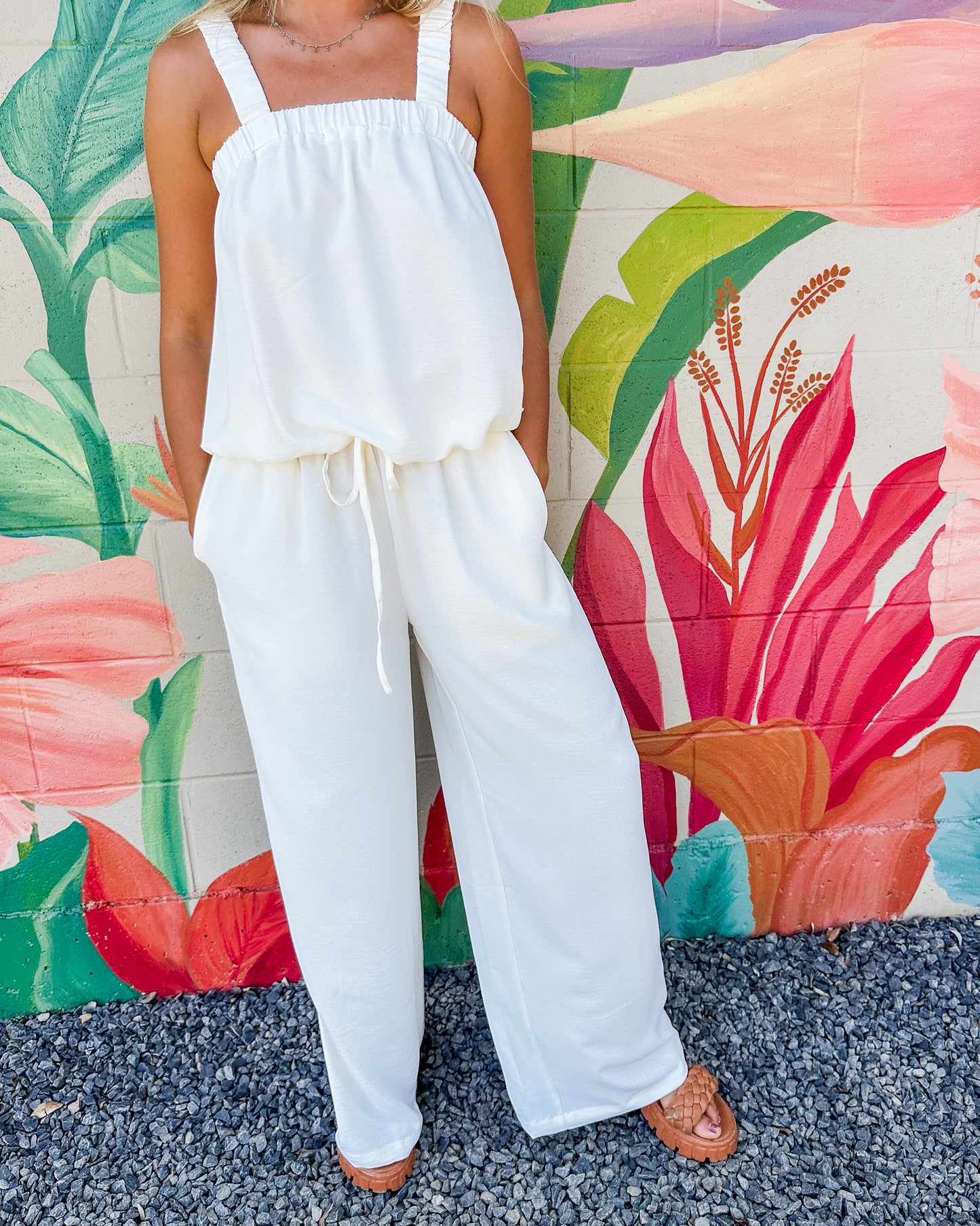 Addison Pants - Ivory