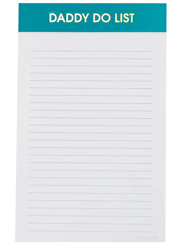 Lined Notepad - Daddy Do List