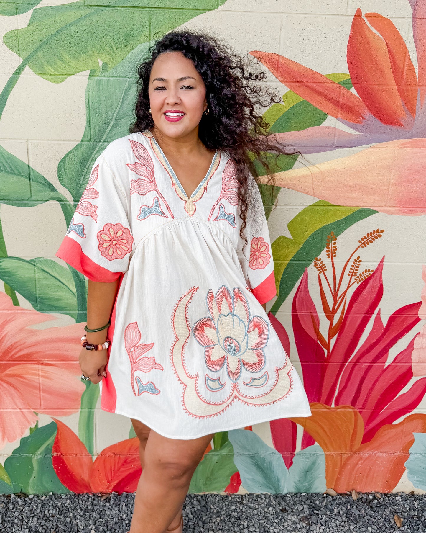 Morris Dress - Coral