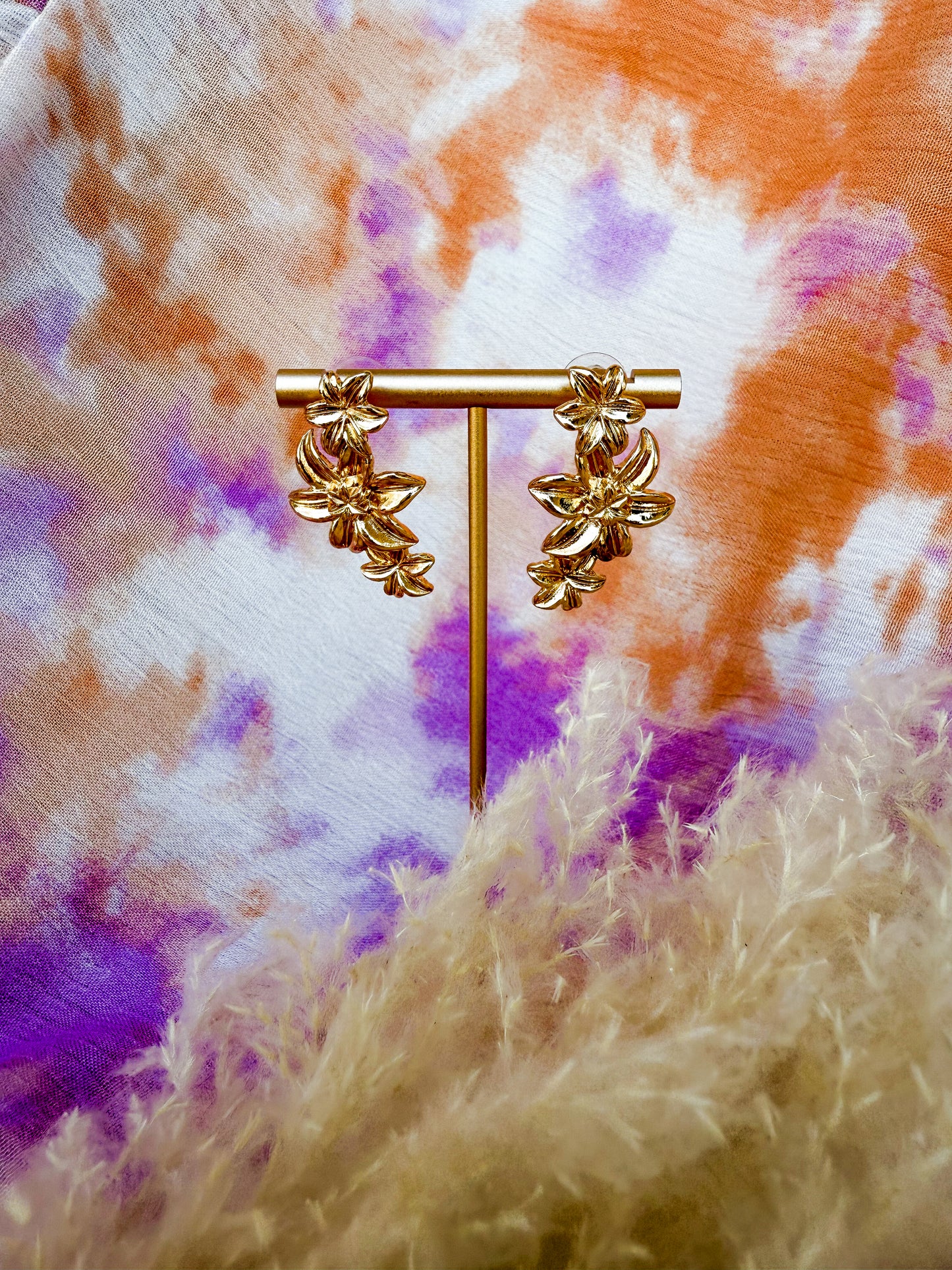 Pualani Gold Earrings