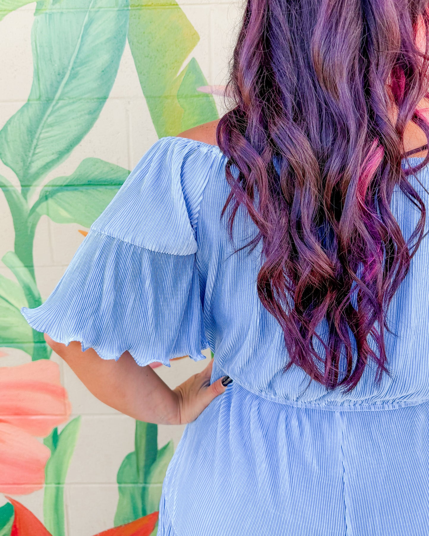 Gloria Romper - Blue