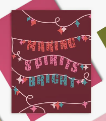 Make Spirits Bright Card