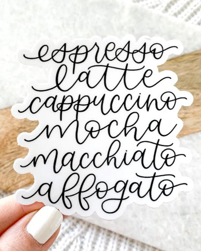 Coffee Medley Stickers