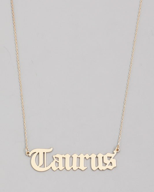 Zodiac Necklace
