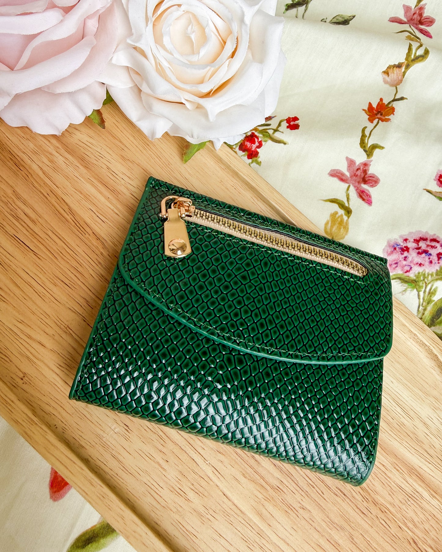 April Wallet - Jewel Tones