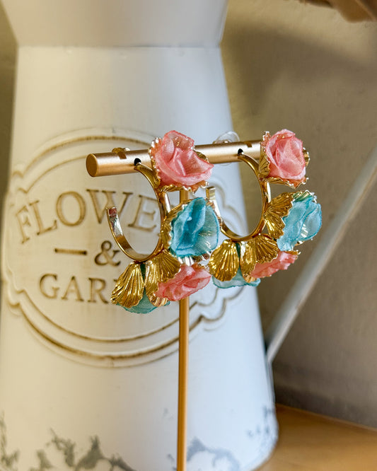 Follow The Flowers Hoops - Multi