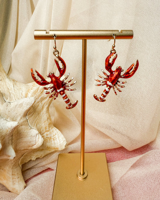 Larry Da Lobster Earrings