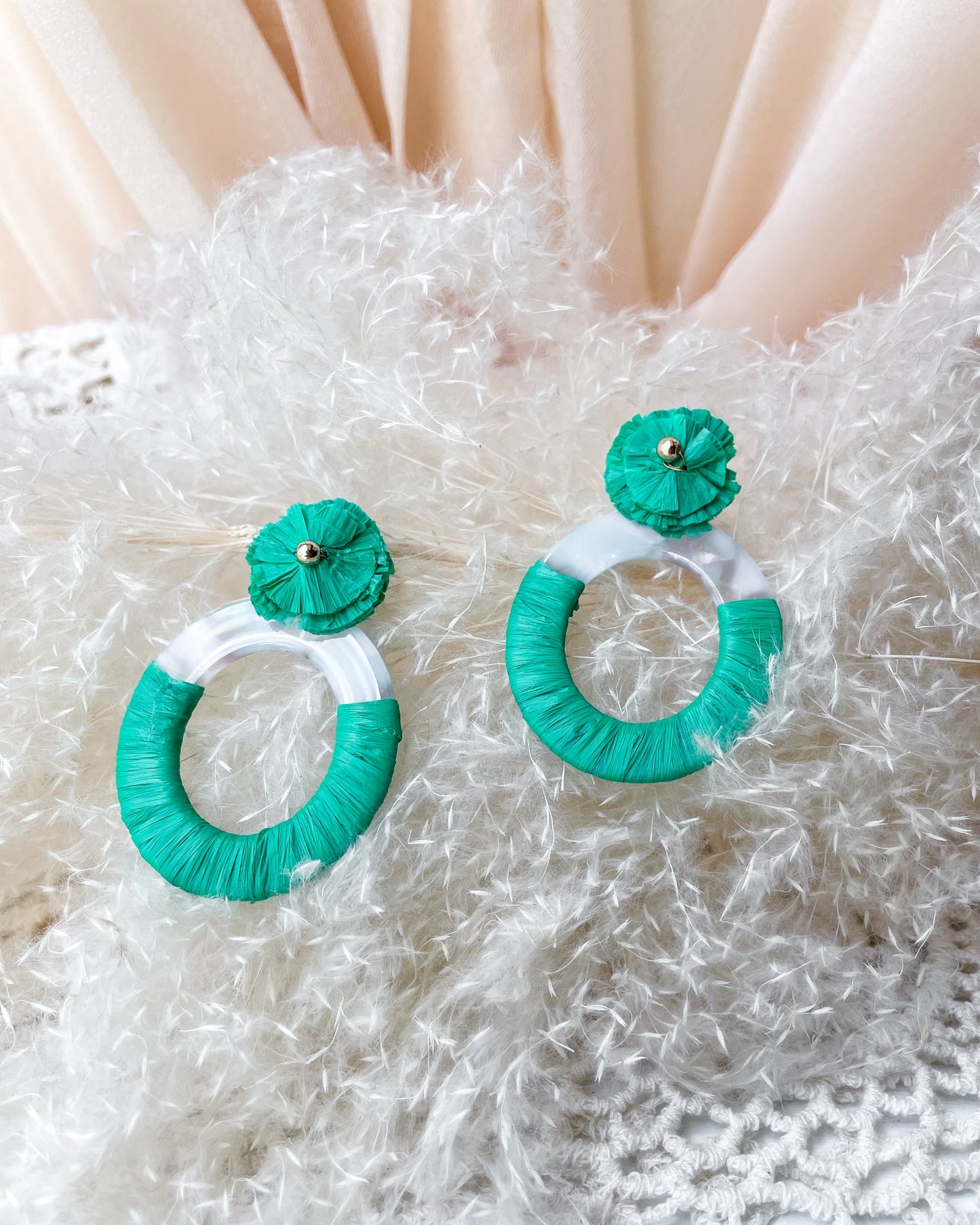 Talk About Me Earrings - Emerald