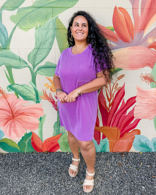 Chandler Dress - Purple