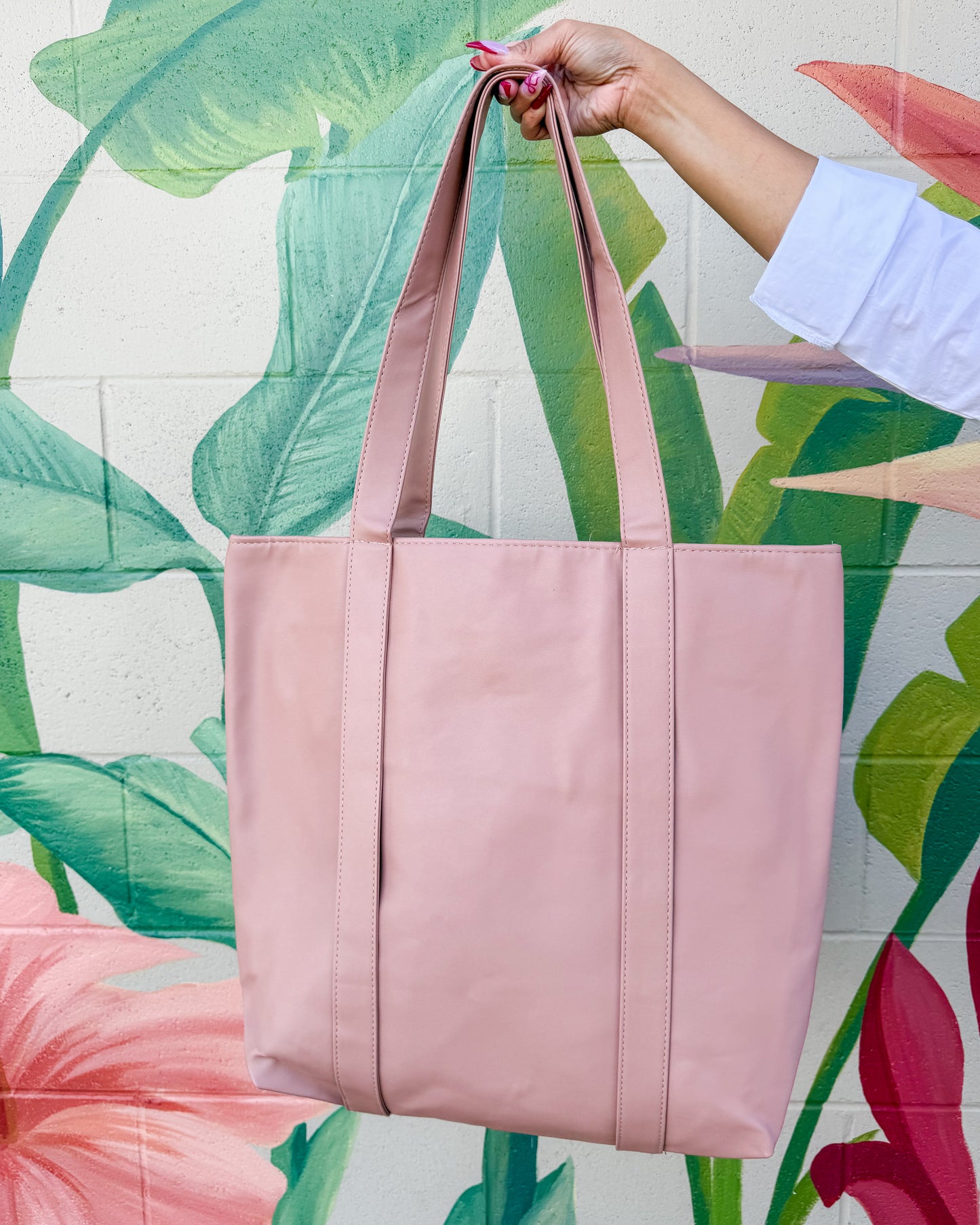 Adela Hat Tote - Mauve
