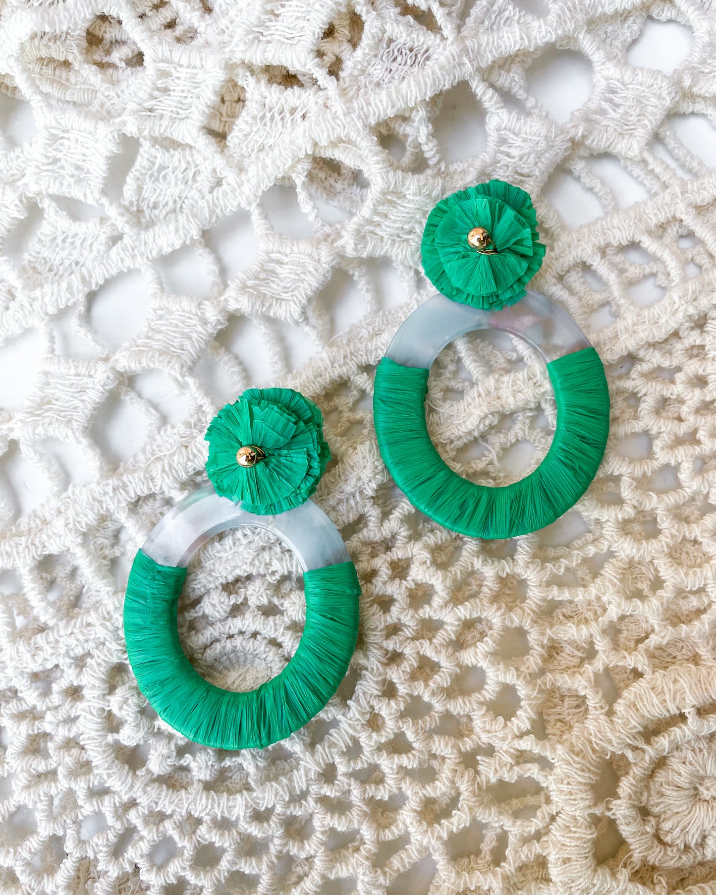 Talk About Me Earrings - Emerald