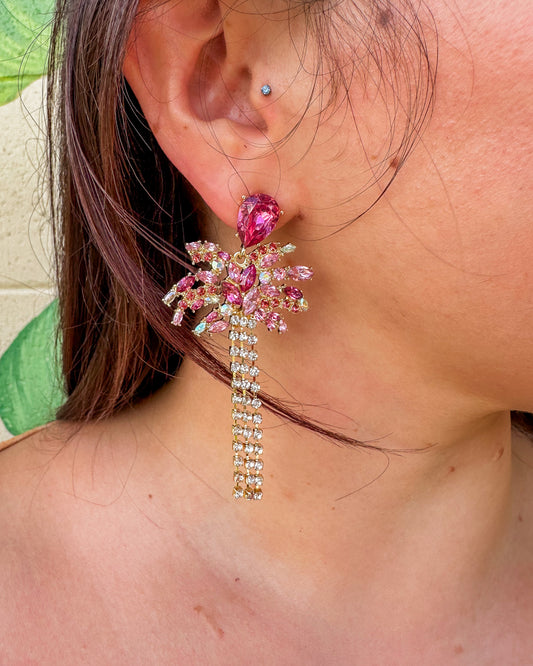 I <3 Niu Earrings - Pink