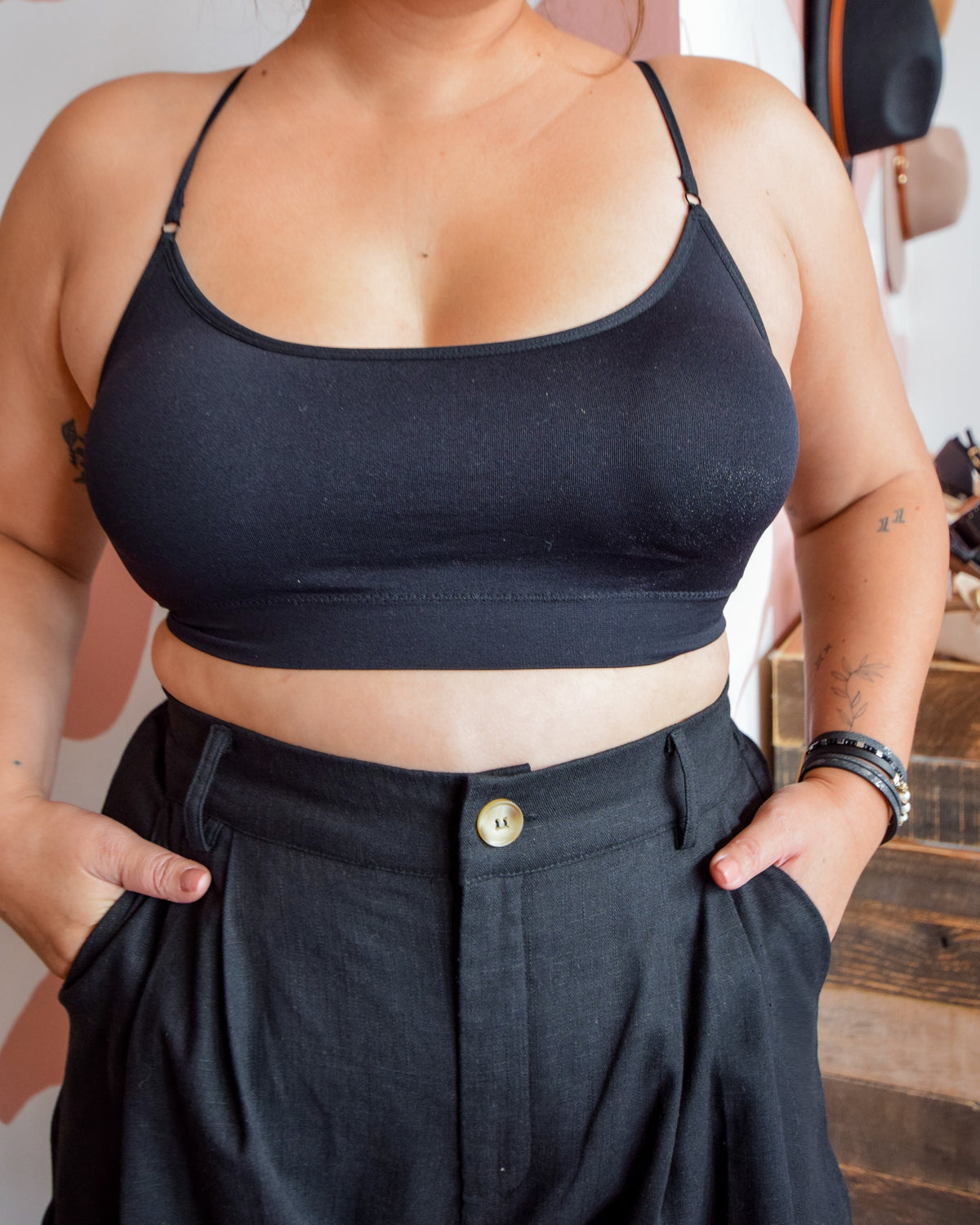 Thea Seamless Bra - Black
