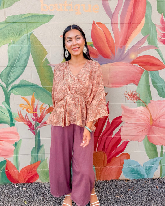 Royce Pants - Dusty Plum